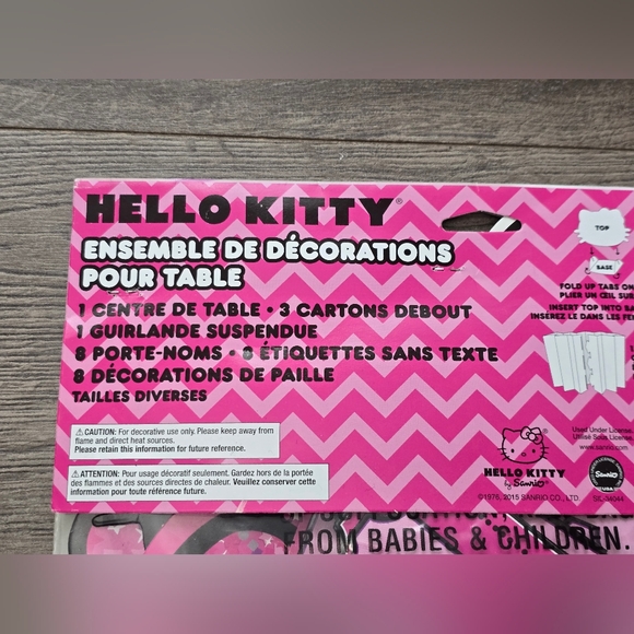 Hello Kitty Table Decorating Kit NIP - Picture 4 of 5